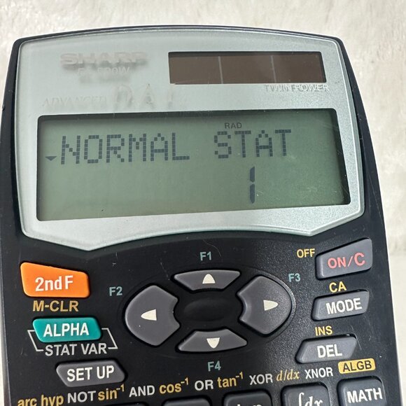 Sharp EL-520W Advanced D.A.L Twin Power Solar Scientific Calculator - Picture 5 of 7
